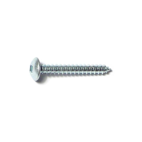 Midwest Fastener Sheet Metal Screw, #8 x 1-1/4 in, Zinc Plated Steel Truss Head Square Drive, 30 PK 30812 - main